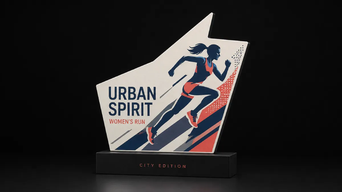 Statuetka-metalowa-dla-kobiet-sprint-S0012-2 Award for a Women’s Run